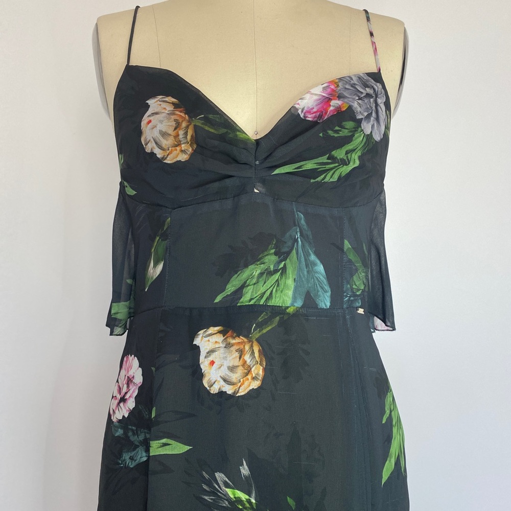 Floral Spring open back dress